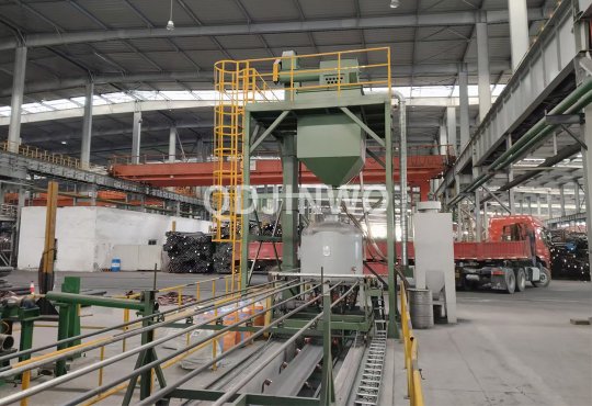 Dalipu Petroleum Co., Ltd. — Sandblasting equipment for internal and external walls of steel pipes