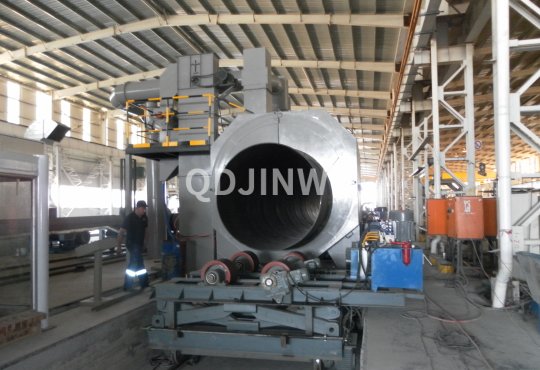 Tenaris — Steel pipe shot blasting machine