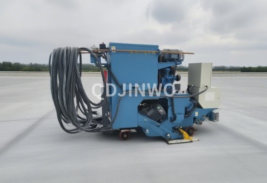 Export to Russia — road mobile shot blasting machine