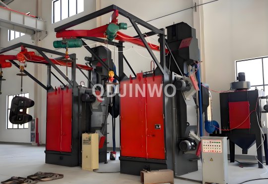 A large enterprise in Suzhou — two hook-type shot blasting machines