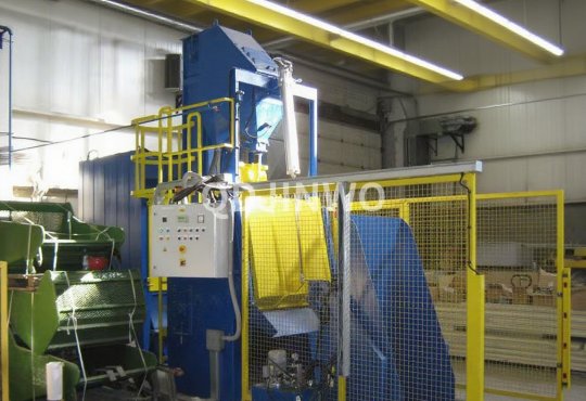 A certain processing enterprise in Taizhou — Crawler type shot blasting machine