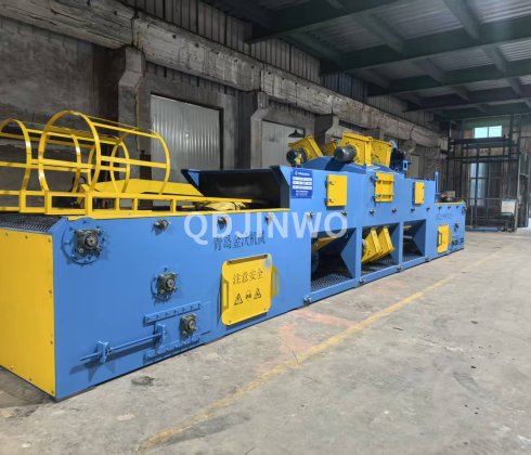 What fields are mesh belt shot blasting machines suitable for?