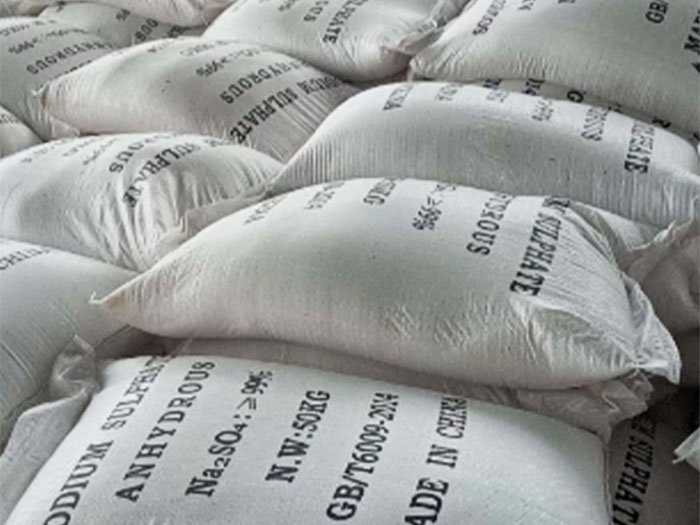 Bulk Anhydrous Sodium Sulfate Shipment Ready for Delivery