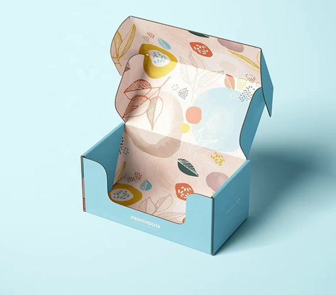 Custom Logo Corrugated Boxes For Food Delivery