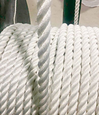 Nylon three-strand rope