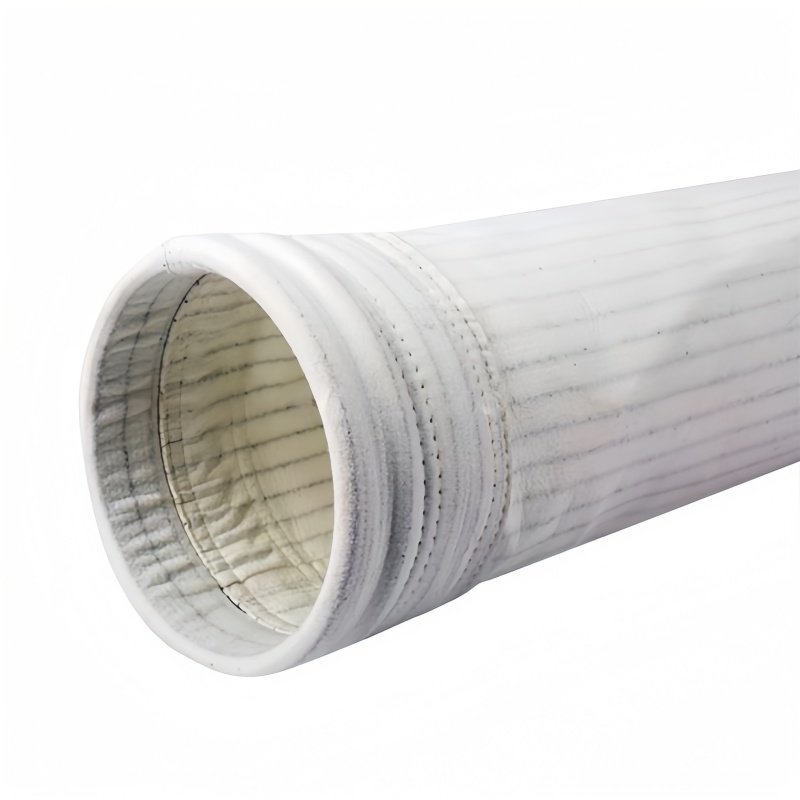 Bolsa de filtro de poliéster impermeable, resistente al aceite y antiestática con bolsa de filtro de aire de película de PTFE para uso industrial.