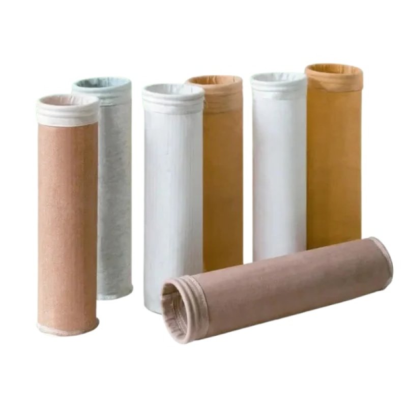 Personalice la bolsa de filtro de filtro de polvo de bolsa de filtro de fieltro punzonado PPS de alta temperatura