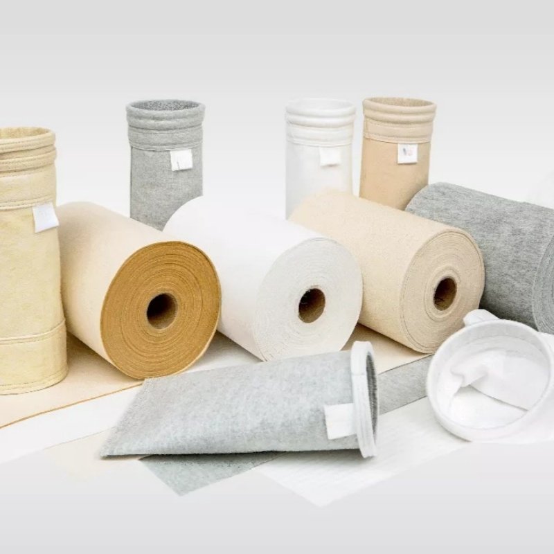 Bolsas filtrantes para la recogida de polvo con recubrimiento acrílico