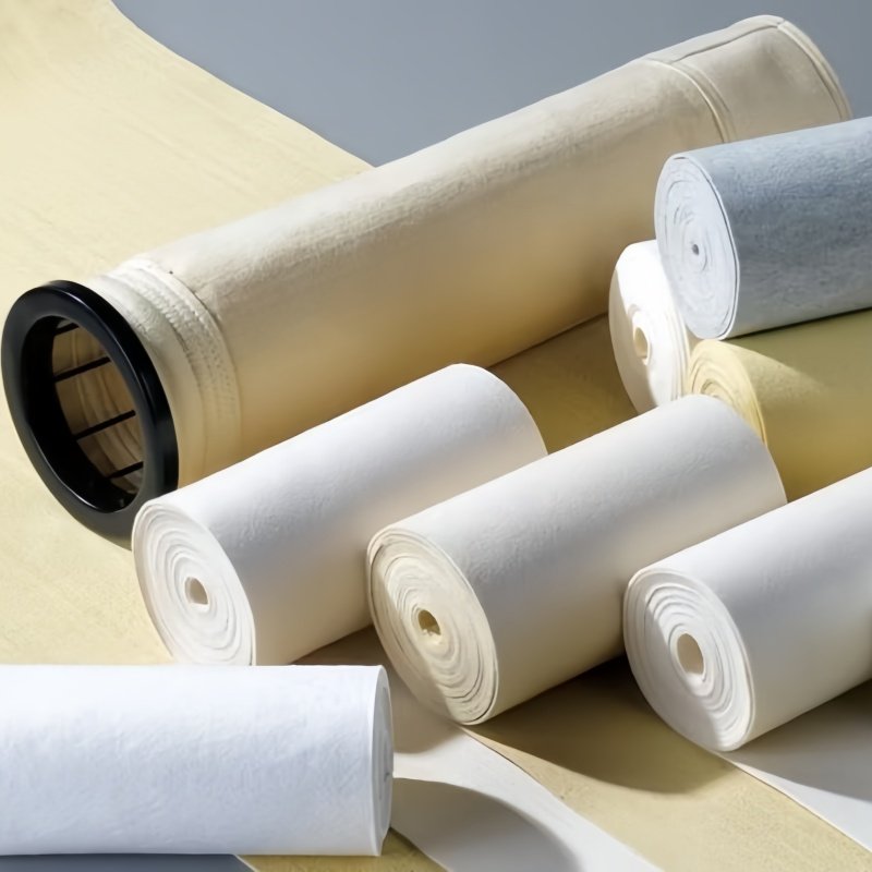 Fieltro de agujas mixto de PPS y PTFE resistente a altas temperaturas