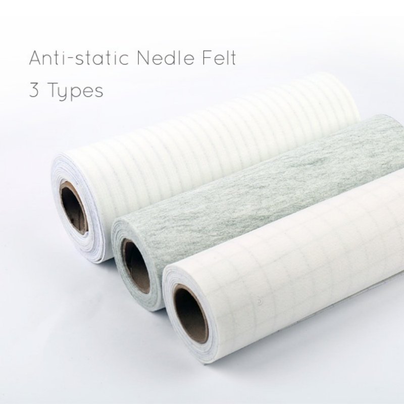 Tejido filtrante de fieltro de agujas antiestático de acero inoxidable