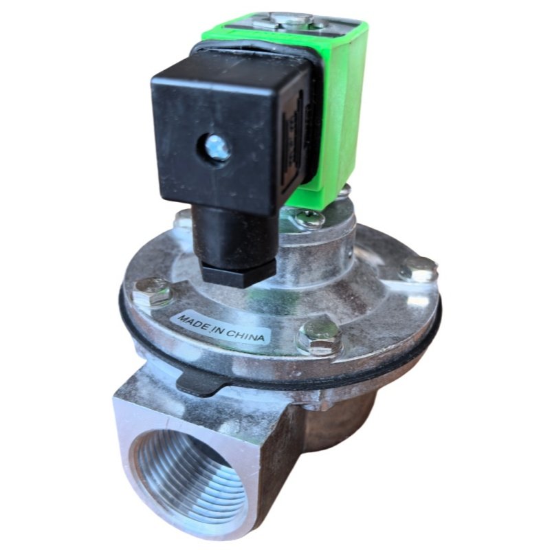 Válvula de chorro pulsante para colector de polvo DMF-Z-25 de 1" en ángulo recto 