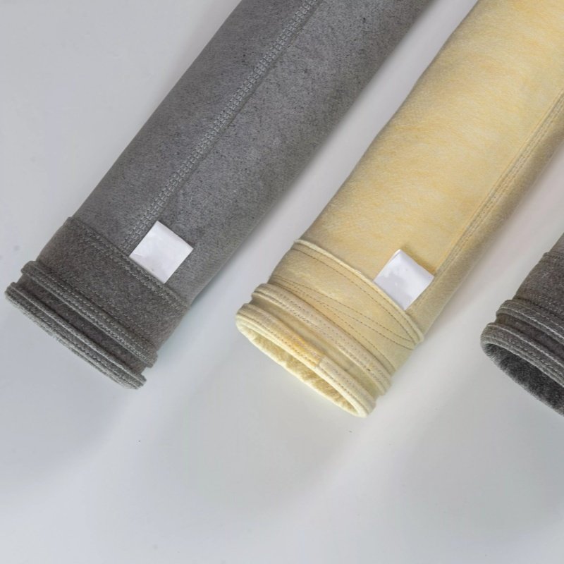 Bolsa filtrante de acrílico con membrana de PTFE para la recogida de polvo