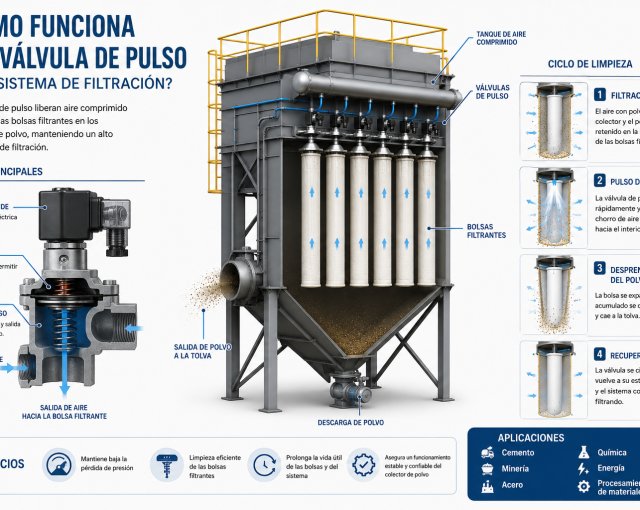 ¿Cómo Funciona una Válvula de Pulso en un Sistema de Filtración?