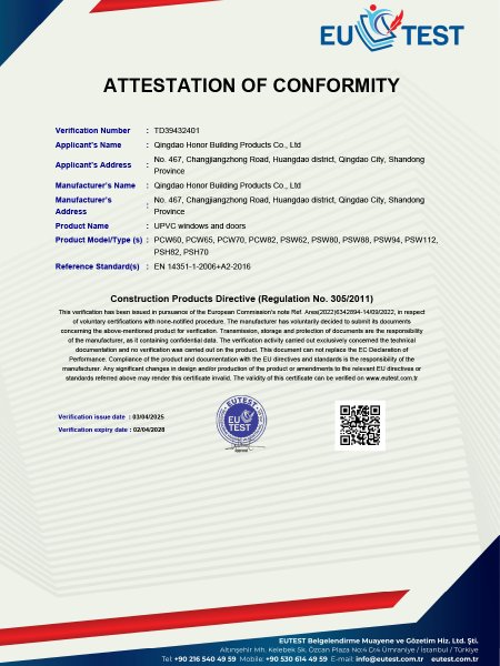 ATTESTAZIONE DI CONFORMITÀ