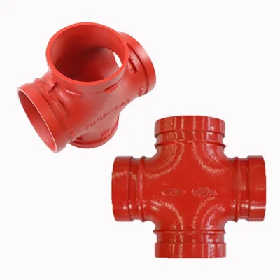 EATHU Fire-Fighting Grooved Ductile Iron Pipe Couplings and Fittings —— Equal Cross