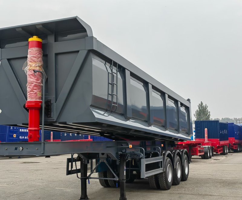 3 Axle 50 Tons Dump Semi Trailer
