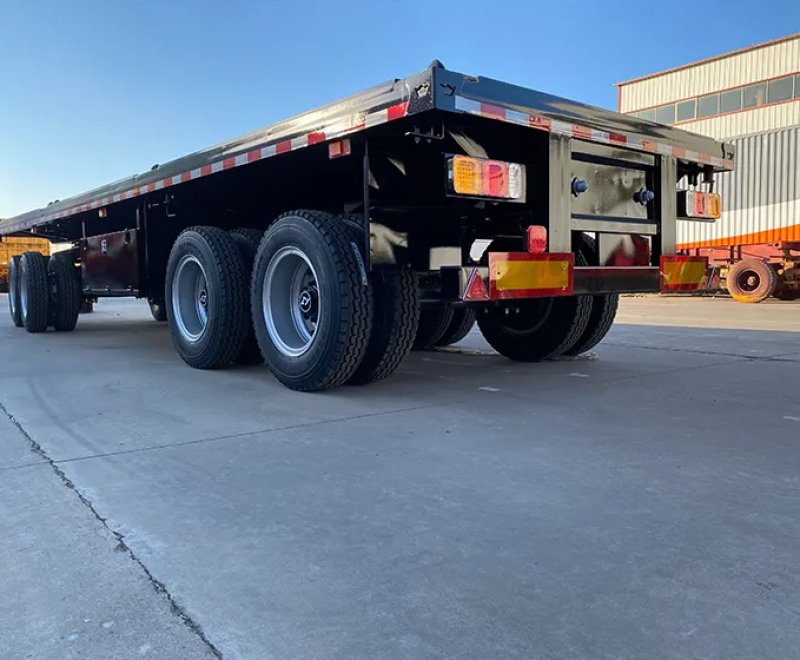 4 Axle Flatbed Full Trailer