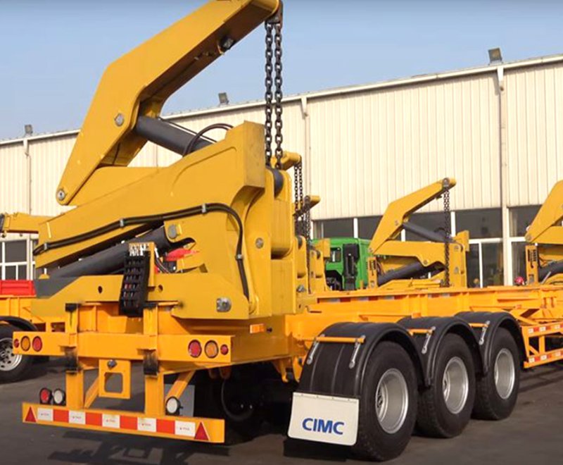 3 Axle Sidelifter Container Semi Trailer