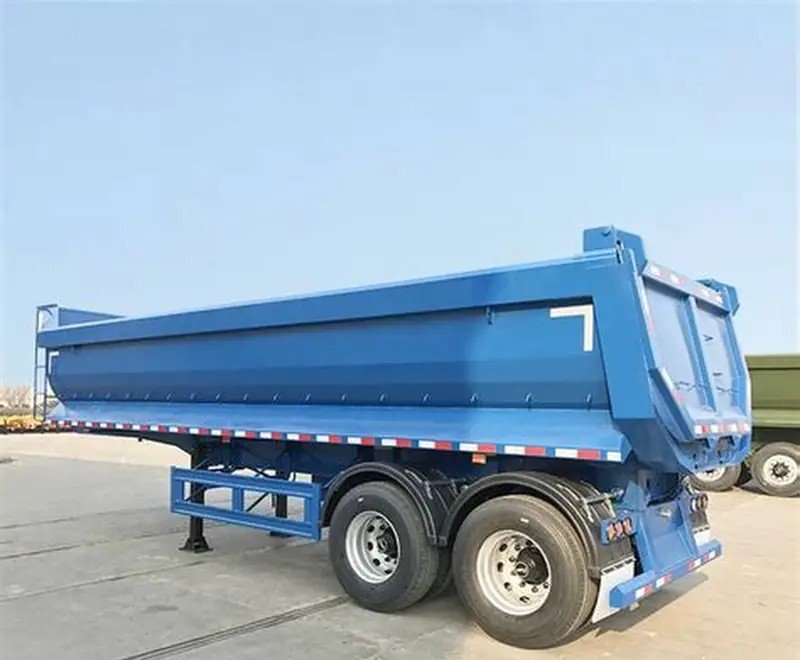 2 Axle 30 Tons Dump Semi Trailer