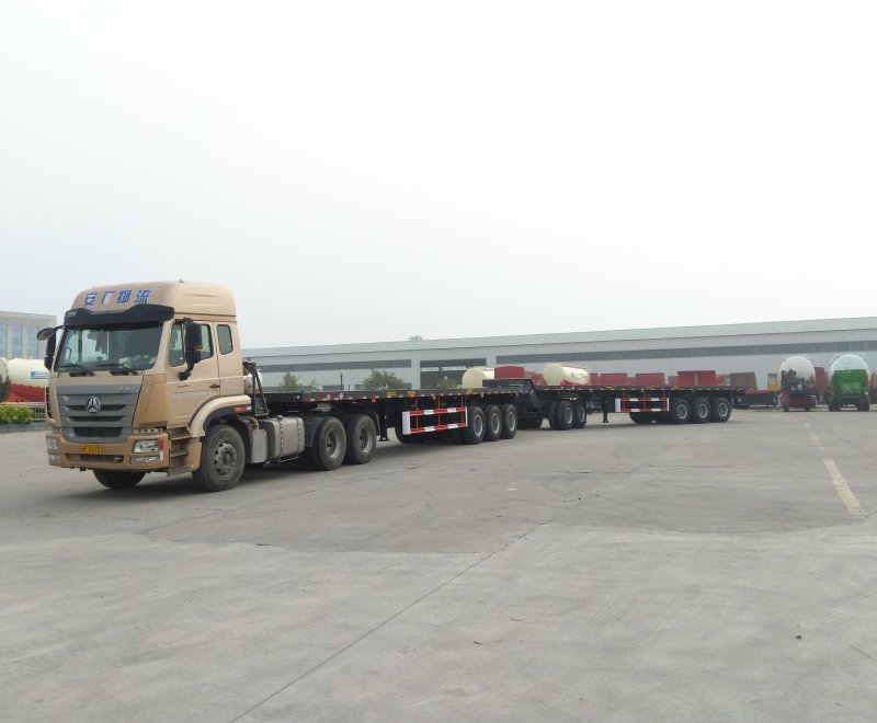 Super Link Flatbed Semi Trailer