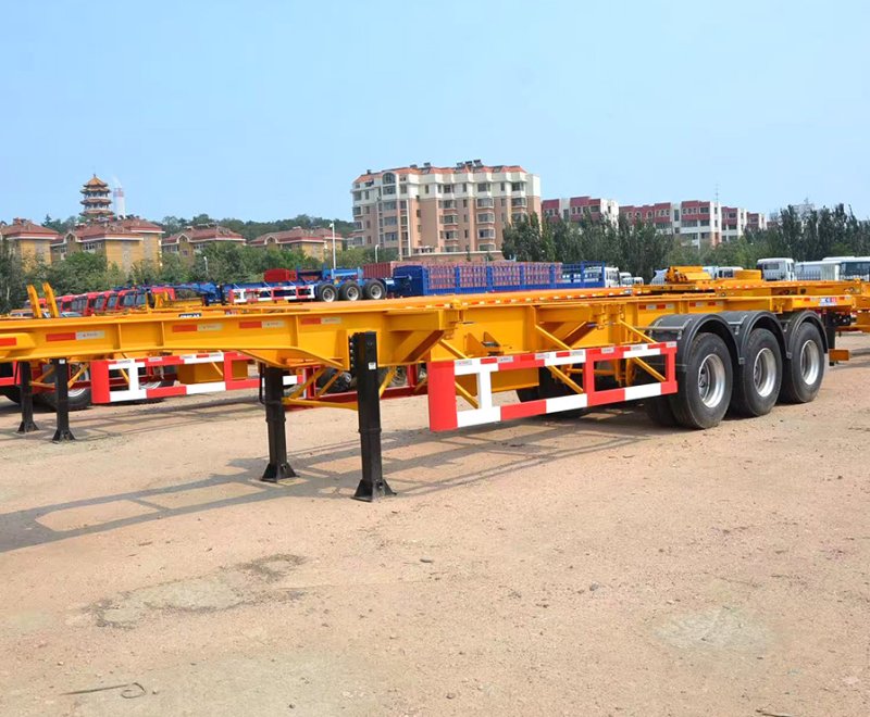 3 Axle 40FT Skeleton Semi Trailer