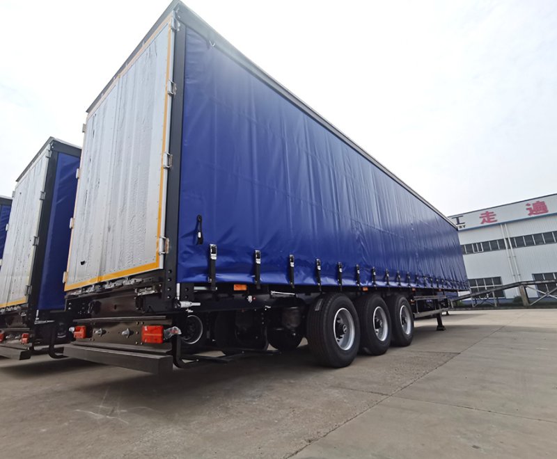 3 Axle Curtain Side Semi Trailer