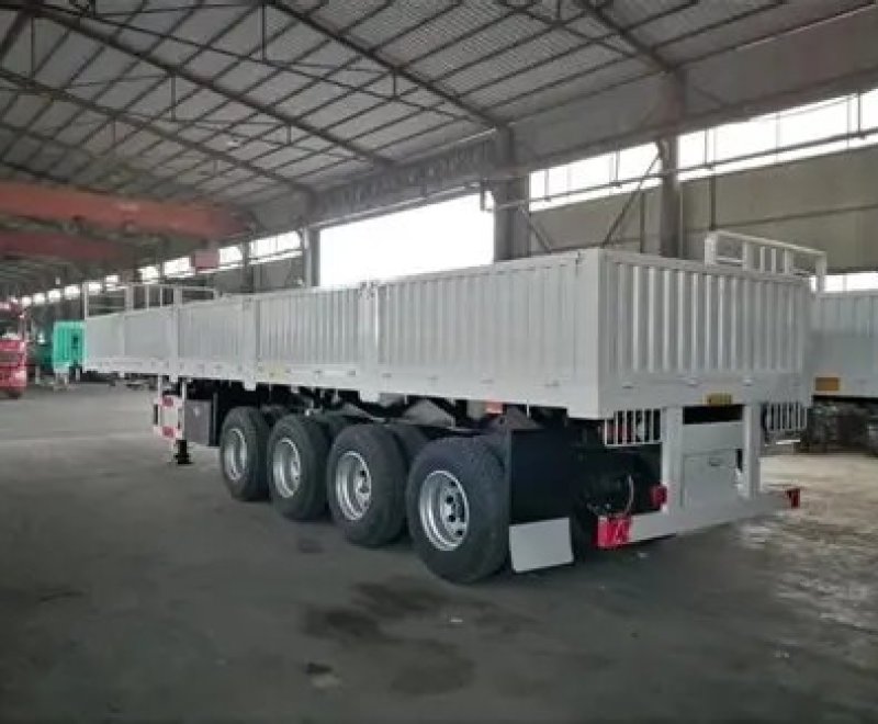 4 Axle 70 Tons Cargo Semi Trailer