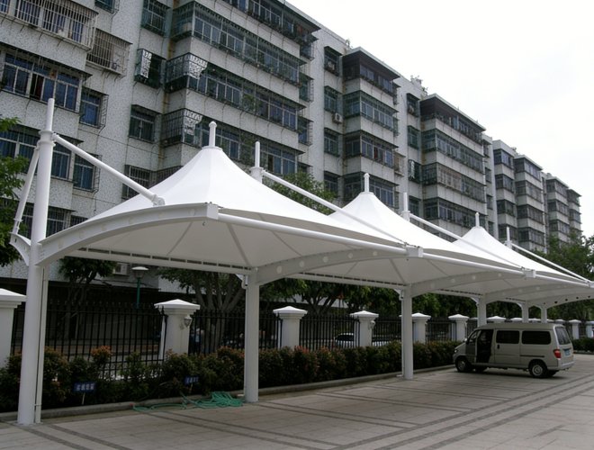 Tensioned Membrane Carport