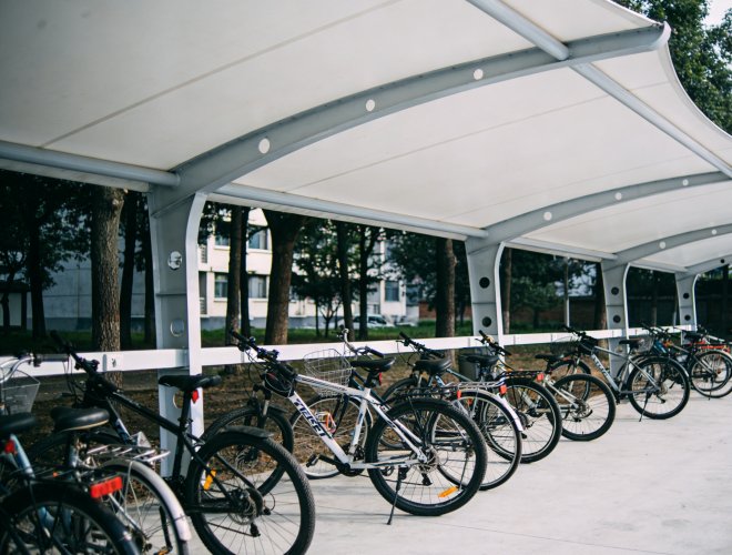 E-Bike & Bicycle Shelter Membrane Structure