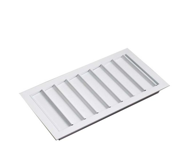 Self-Closing Louvered Air Diffusers