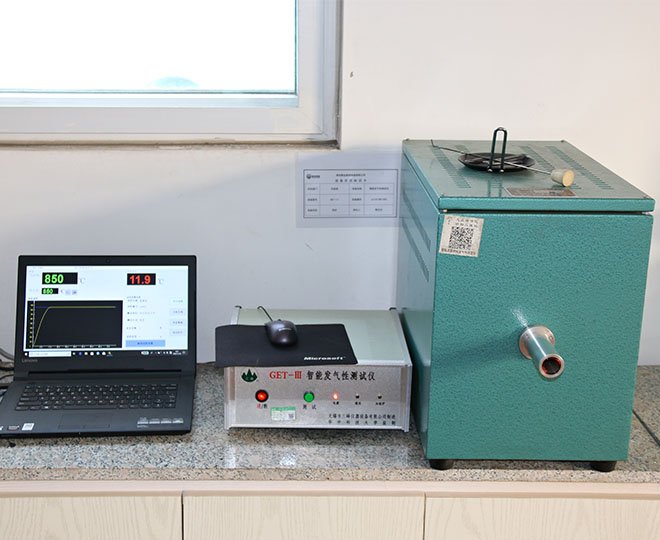 Gas evolution tester