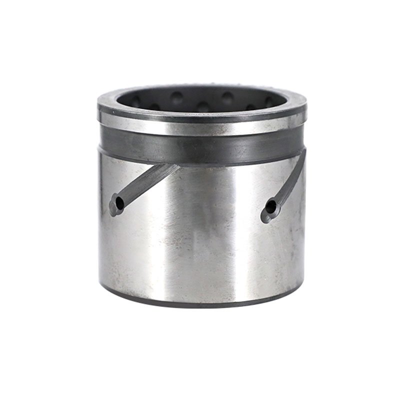 Custom press-fit bushing with flanged and straight ends for machinery