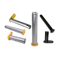 Hardened steel pin for Hyundai R60 excavator attachment