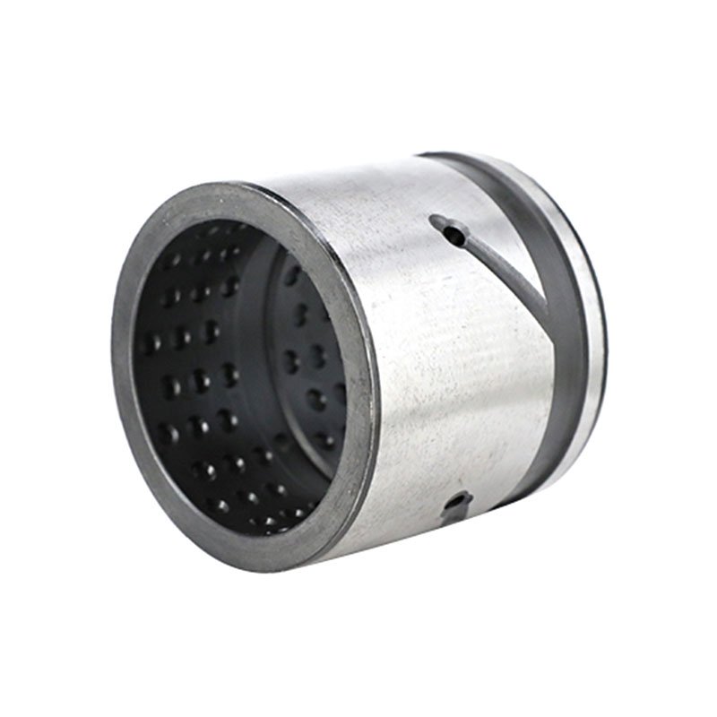 Excavator bushing stock with integrated oil tank design