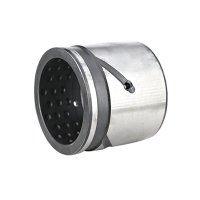 OEM excavator bushing in hardened steel with copper oil slot
