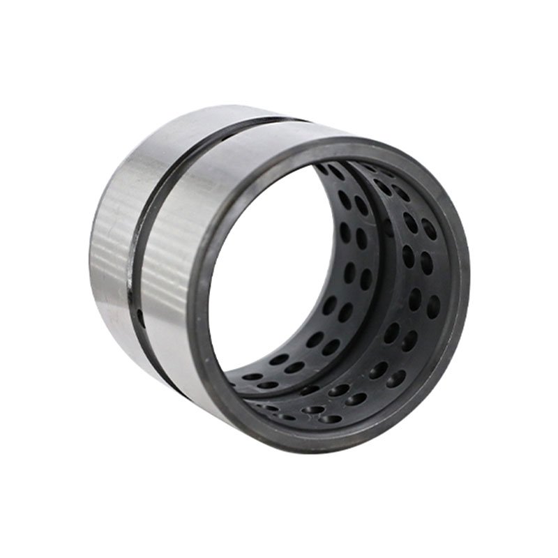 Durable hard steel sleeve bushing for construction machinery