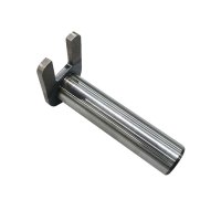 Steel backhoe pin for high-load machinery joints