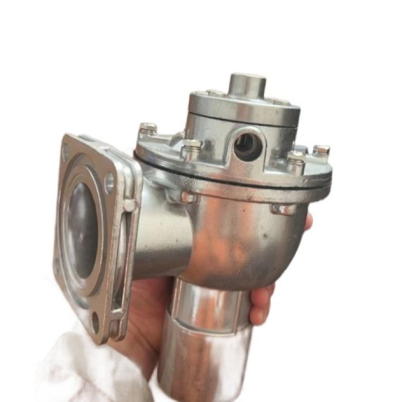 Pneumatic casting valve for industrial use