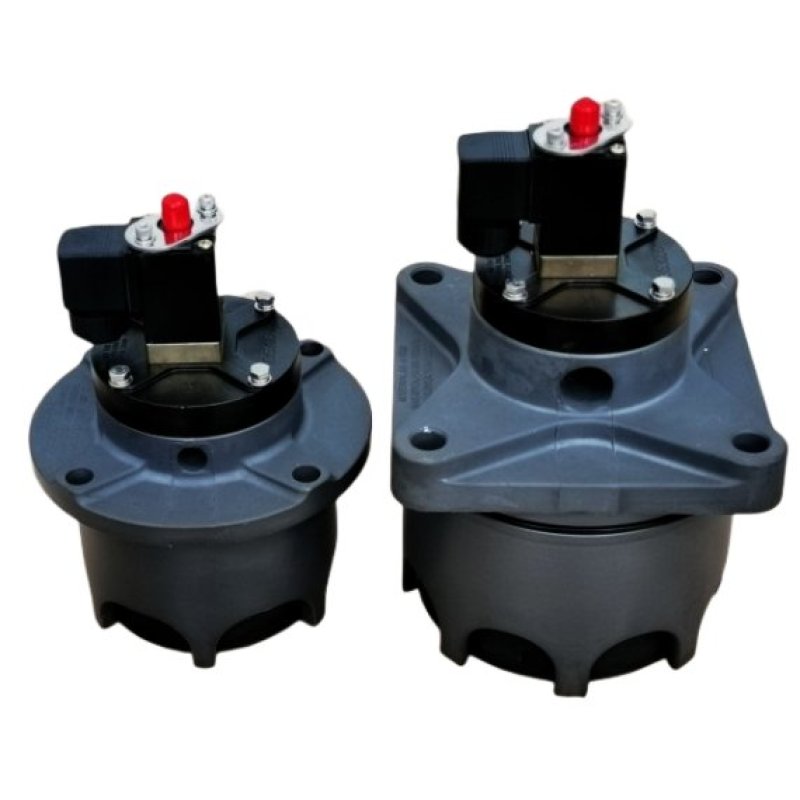 high-efficiency air pulse valve for dust control systems