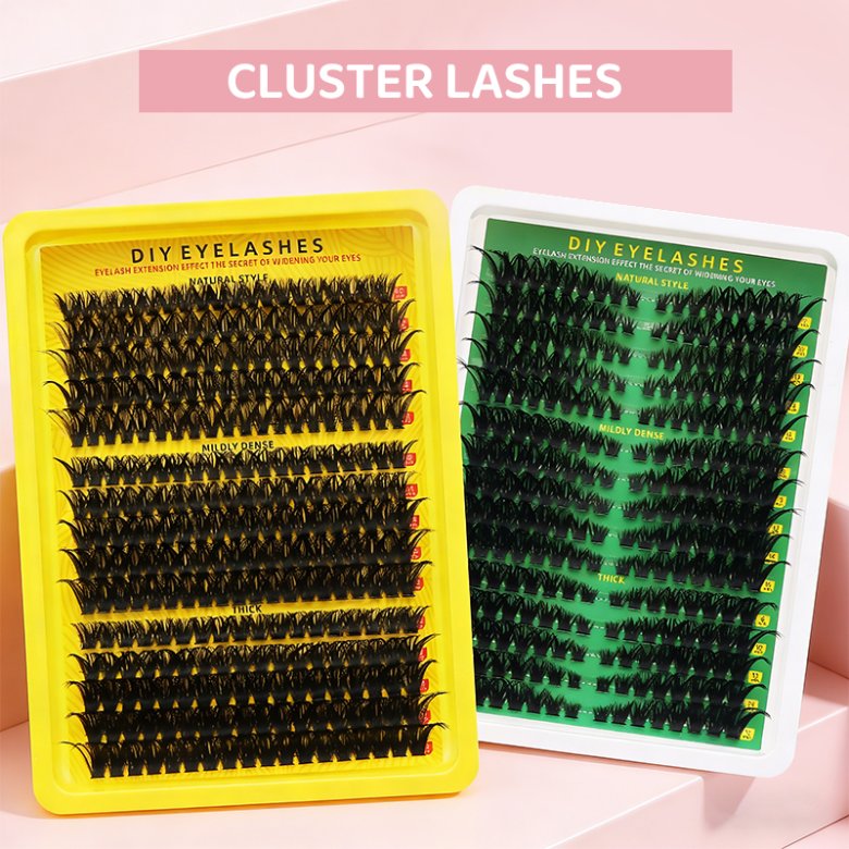 15 Rows 60D 80D 100D MIX Segmented Eyelash Extension 60+80+100P