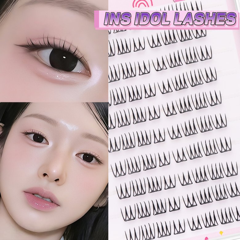  10 Rows White Box Glue-Free Eyelash Extension NT3.0