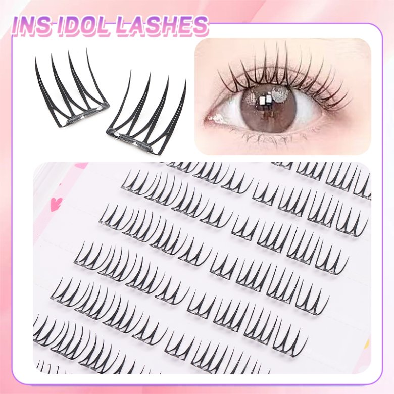  10 Rows White Box Glue-Free Eyelash Extension NT3.0