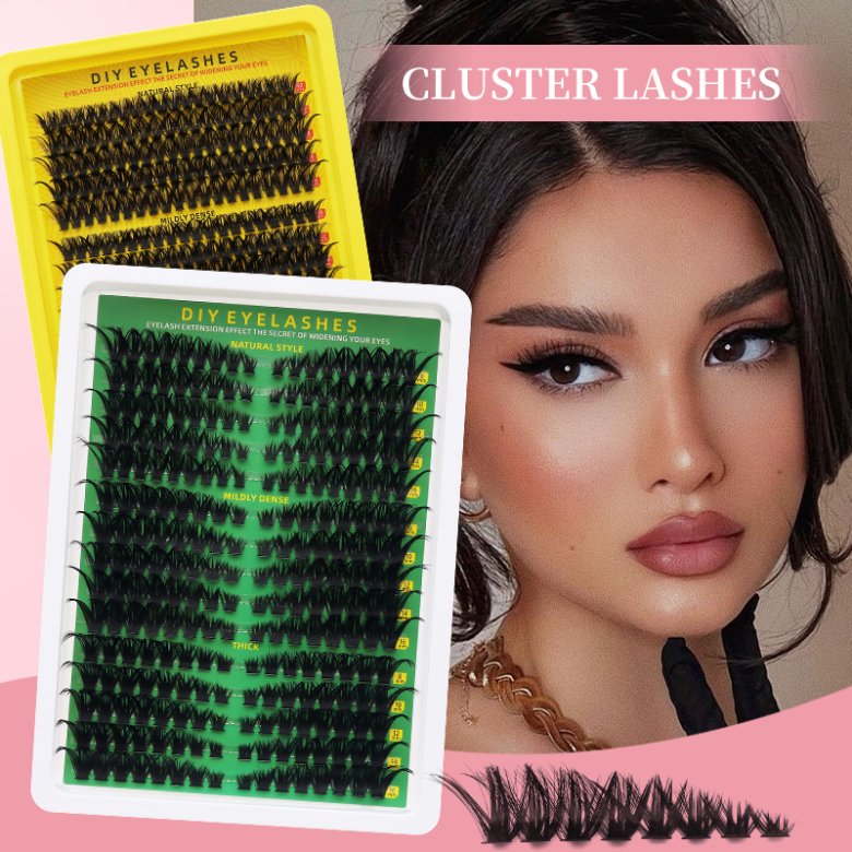 15 Rows 60D 80D 100D MIX Segmented Eyelash Extension 60+80+100P