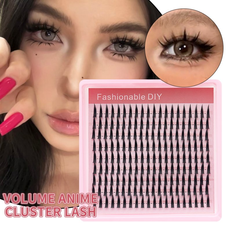 9 Rows Cluster Eyelash Extensions Individual Lash QFYDZ 