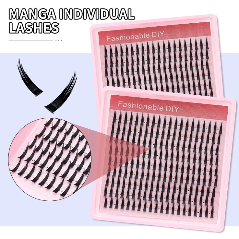 9 Rows Cluster Eyelash Extensions Individual Lash QFYDZ 