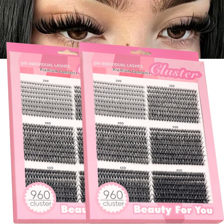 48 Rows Eyelash Extensions 20+30+40+50+60+80P