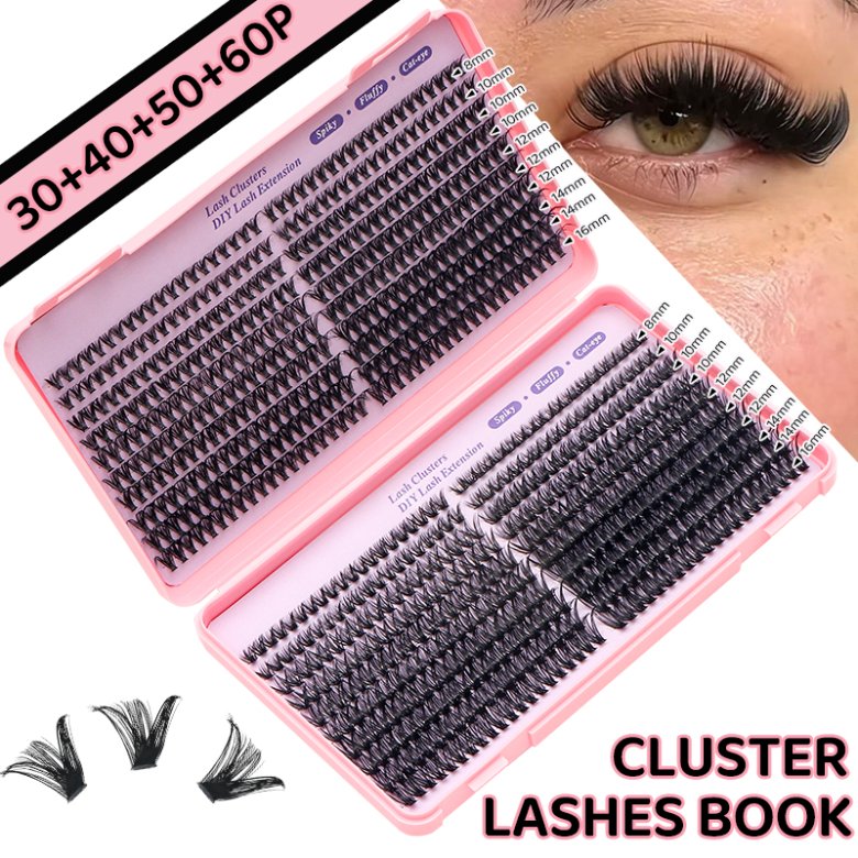 40 Rows Eyelash Book Lash Extensions 30+40+50+60P