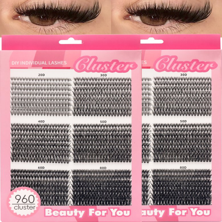 48 Rows Eyelash Extensions 20+30+40+50+60+80P