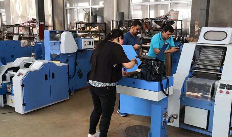 Bangladesh customer, field test sample carding machine