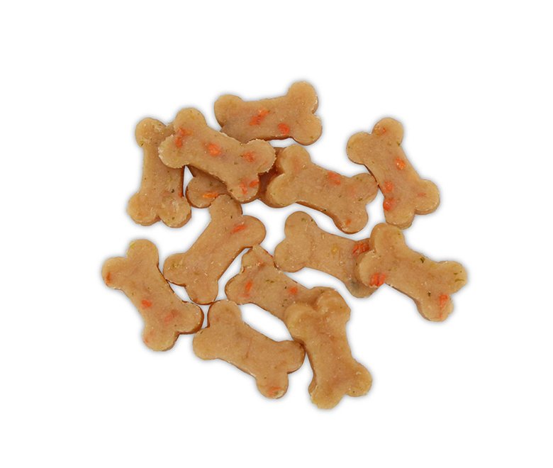 Bone shape chicken&vegetable